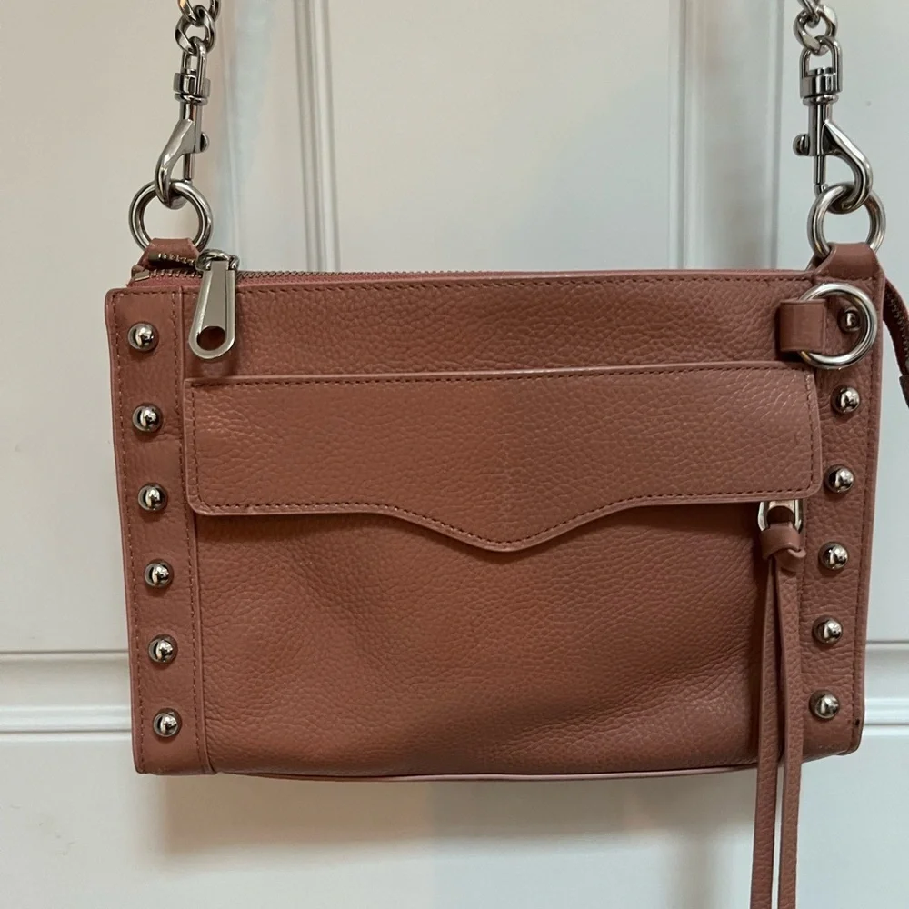 Rebecca Minkoff‎ MAB Desert Rose pink chain Crossbody bag